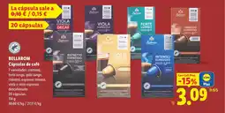 Lidl BELLAROM Cápsulas de café oferta