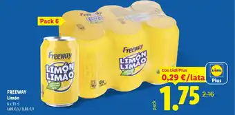 Lidl FREEWAY Limón oferta