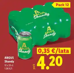 Lidl ARGUS Shandy oferta