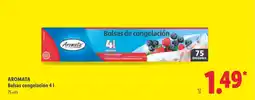 Lidl AROMATA Bolsas congelación oferta