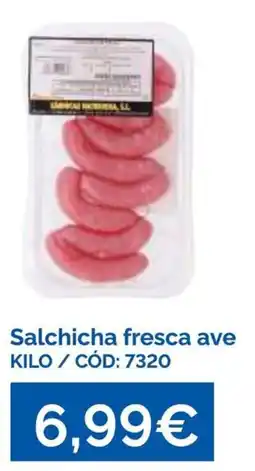 Dialsur Cash & Carry Salchicha fresca ave oferta
