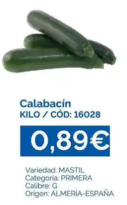 Dialsur Cash & Carry Calabacín oferta