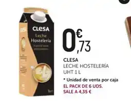 Comerco Cash & Carry CLESA Leche hostelería uht oferta