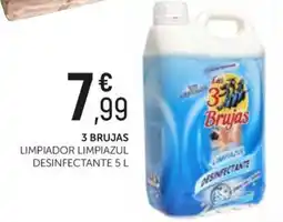 Comerco Cash & Carry 3 BRUJAS Limpiador limpiazul desinfectante oferta