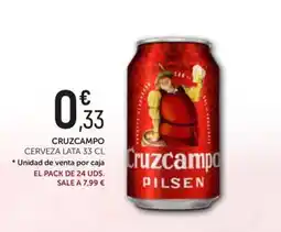Comerco Cash & Carry CRUZCAMPO Cerveza lata oferta