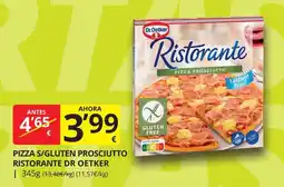 Supermercados MAS DR OETKER Pizza s/gluten prosciutto ristorante oferta