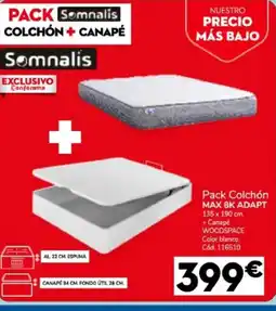 Conforama MAX 8K ADAPT Pack Colchón oferta