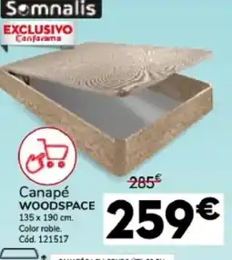 Conforama WOODSPACE Canapé oferta