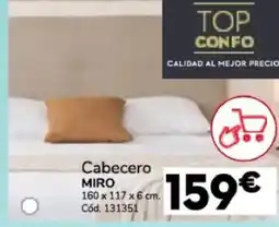 Conforama MIRO Cabecero oferta