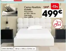 Conforama CLOUD Cama Abatible oferta