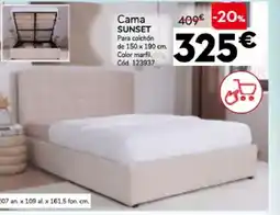 Conforama SUNSET Cama oferta