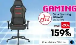 Conforama NEKANE Silla Gaming oferta