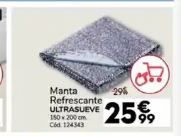 Conforama ULTRASUEVE Manta Refrescante oferta