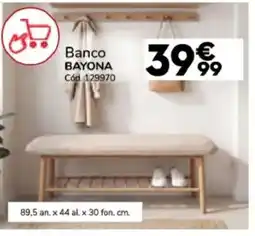 Conforama BAYONA Banco oferta