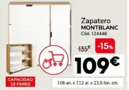 Conforama MONTBLANC Zapatero oferta