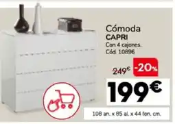 Conforama CAPRI Cómoda oferta