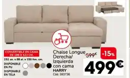 Conforama HARRY Chaise Longue Derecha/ Izquierda con cama oferta