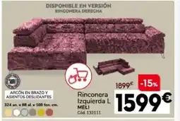 Conforama MELI Rinconera Izquierda oferta