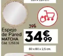 Conforama MATCHA Espejo de Pared oferta