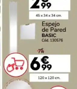 Conforama BASIC Espejo de Pared oferta