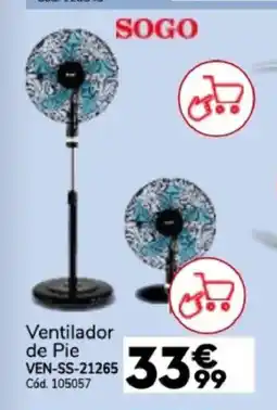 Conforama Ventilador de Pie VEN-SS-21265 oferta