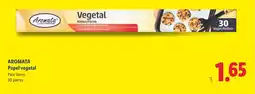 Lidl AROMATA Papel vegetal oferta
