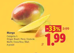 Lidl Mango oferta