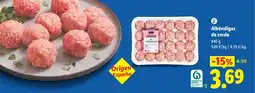 Lidl Albóndigas de cerdo oferta