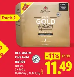 Lidl BELLAROM Café Gold molido oferta