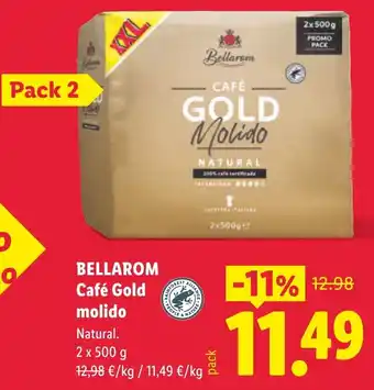 Lidl BELLAROM Café Gold molido oferta