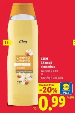 Lidl CIEN Champú almendras oferta