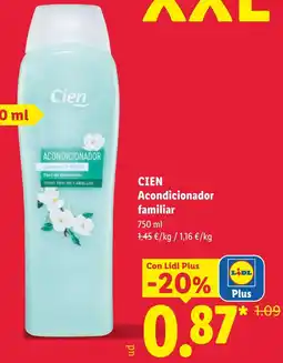 Lidl CIEN Acondicionador familiar oferta