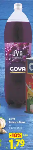 Lidl GOYA Refresco de uva oferta