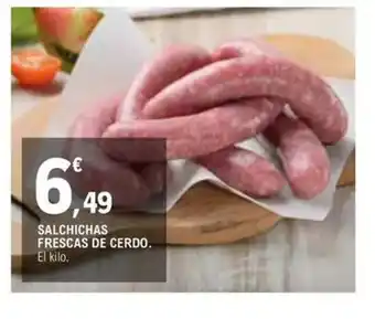 Salchichas frescas de cerdo