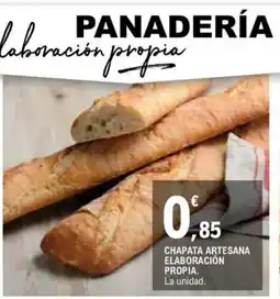 E.Leclerc Chapata artesana elaboración propia oferta