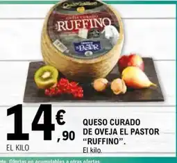 E.Leclerc RUFFINO Queso curado de oveja el pastor oferta