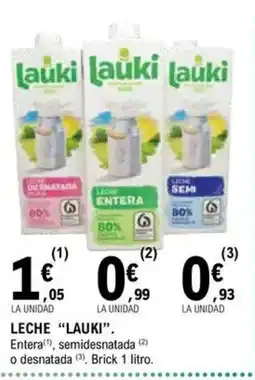 E.Leclerc LAUKI Leche oferta