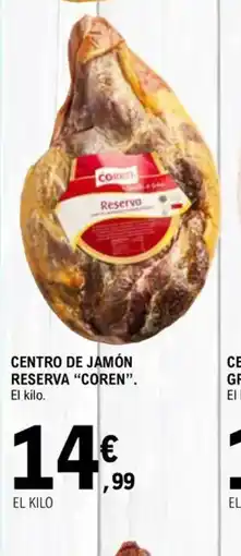 E.Leclerc COREN Centro de jamón reserva oferta