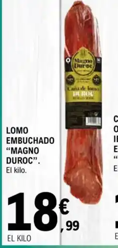 E.Leclerc MAGNO DUROC Lomo embuchado oferta