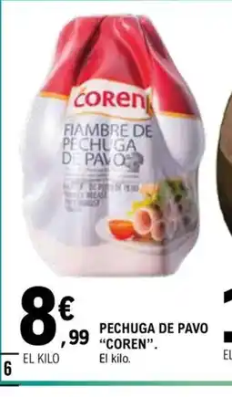 E.Leclerc COREN Pechuga de pavo oferta