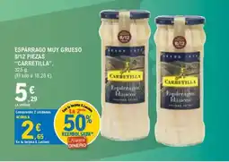 E.Leclerc CARRETILLA Espárrago muy grueso 8/12 piezas oferta