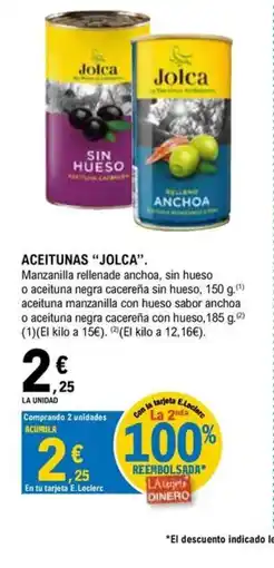 E.Leclerc JOLCA Aceitunas oferta