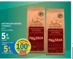 E.Leclerc FONSECA Café molido natural oferta