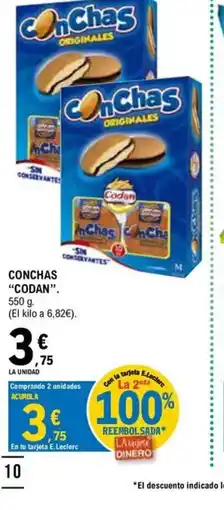 E.Leclerc CODAN Conchas oferta