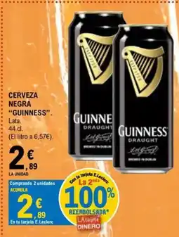 E.Leclerc GUINNESS Cerveza negra oferta