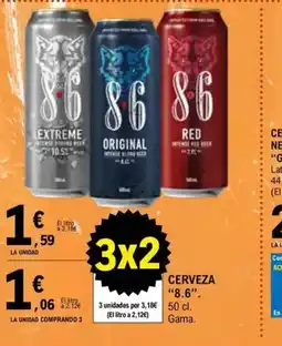 E.Leclerc 8.6 Cerveza oferta