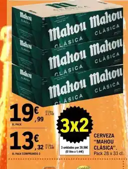 E.Leclerc MAHOU CLÁSICA Cerveza oferta
