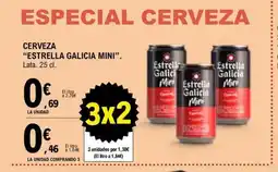 E.Leclerc ESTRELLA GALICIA MINI Cerveza oferta