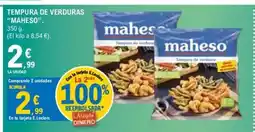 E.Leclerc MAHESO Tempura de verduras oferta