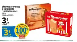 E.Leclerc LA MENORQUINA Sandwich pop corn o honeycomb oferta